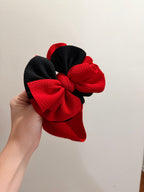 Red and Black Shredded Headwrap ❤️🖤