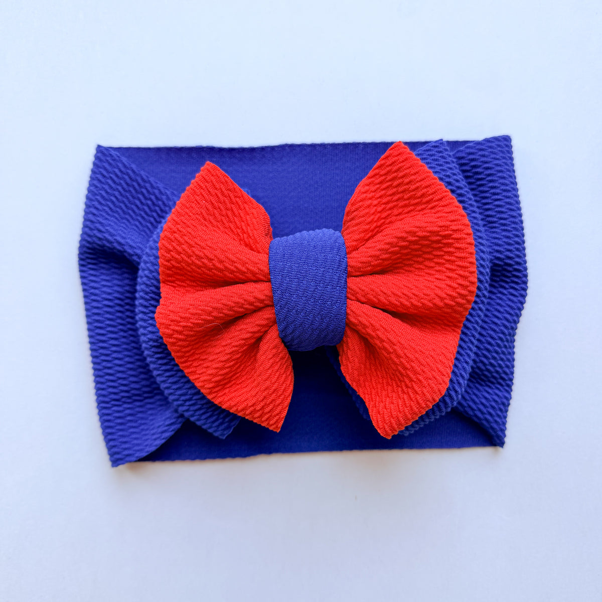 Blue and Orange Layered Headwrap