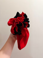 Red and Black Shredded Headwrap ❤️🖤